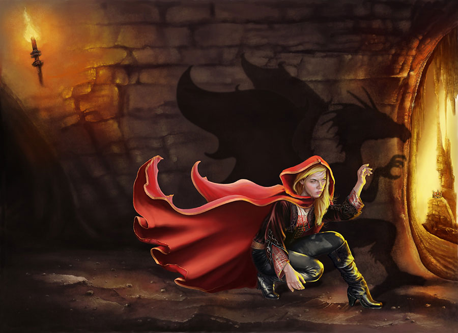 Ural Akyuz - Award - Global Gold Award, Dan Poytner's Book Cover Contest, Painting Finished