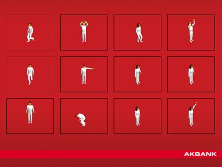 Ural Akyuz prepared 3D models and animations for Akbank, Turkiye'nin Yenilikci Gucu Advertising Compaign.