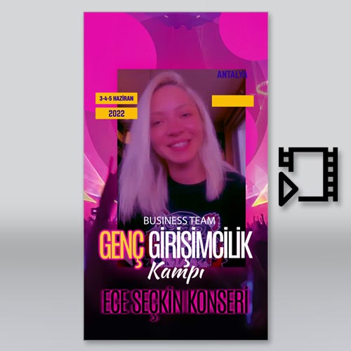 ECE SECKIN CONCERT POSTERS AND SCENE DESIGNS. Movie File.