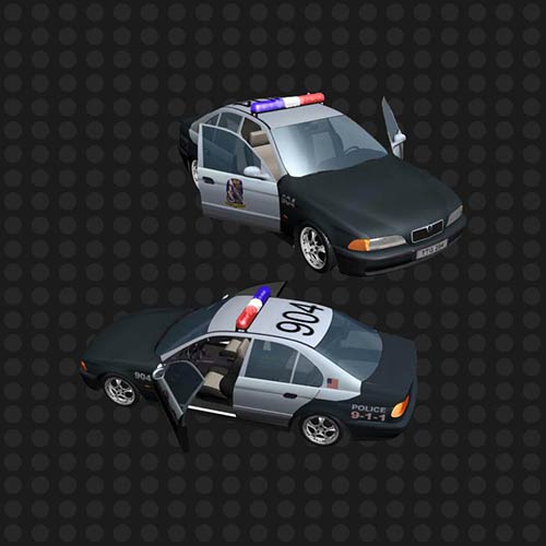 Ural Akyuz _ 3D MODEL OF POLICE CAR