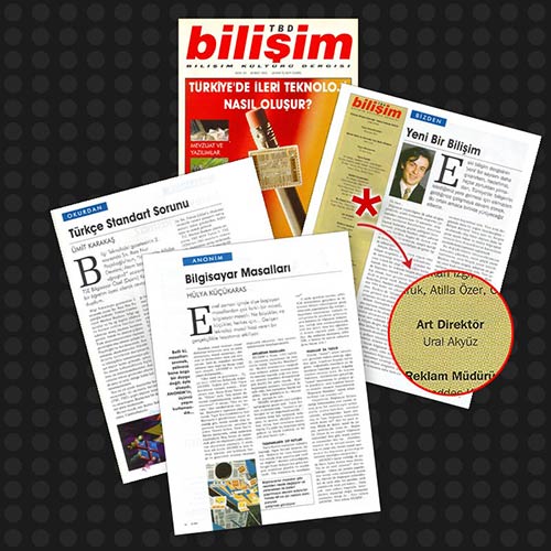 Ural Akyuz _ ART DIRECTION at OFFICIAL INFORMATICS SOCIETY MAGAZINE